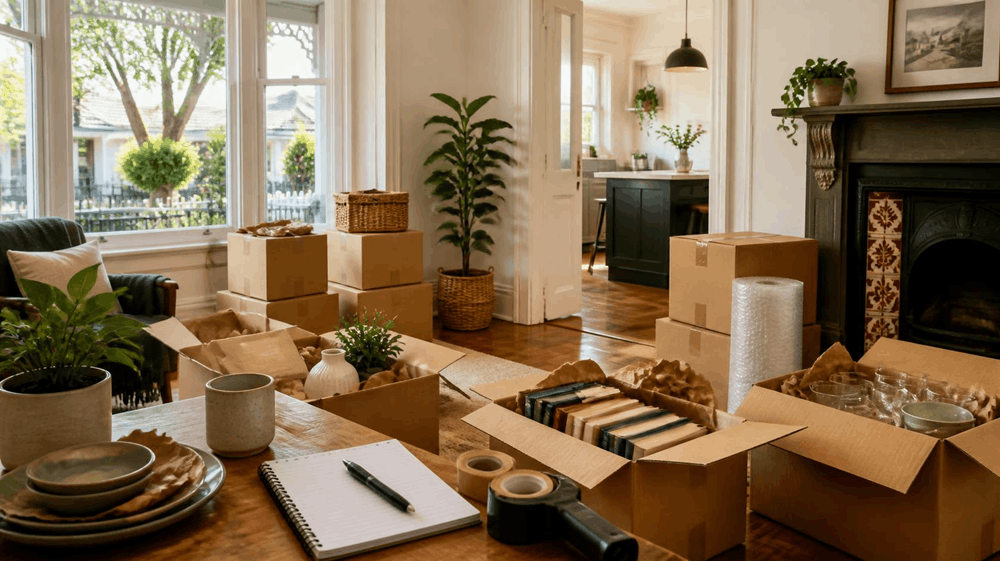 Room-by-room packing and preparation guide for moving house in Melbourne